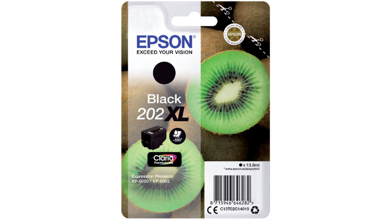 Inktcartridge Epson 202XL T02G14 zwart