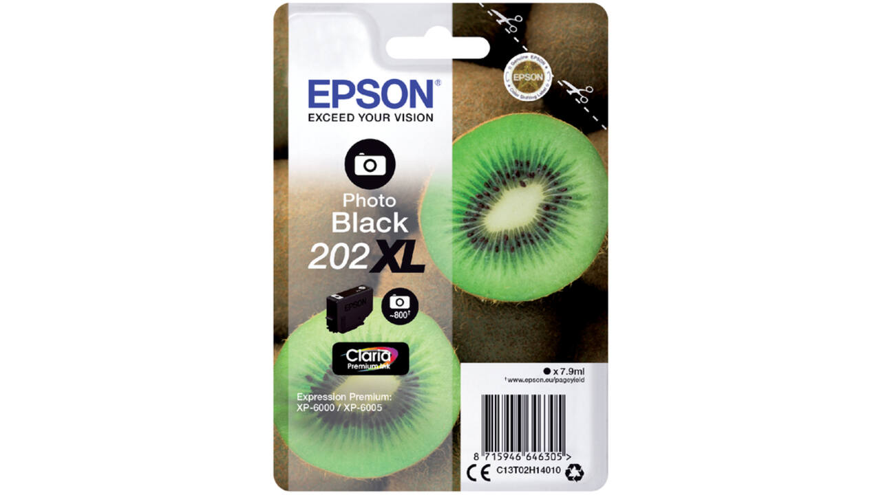 Inktcartridge Epson 202XL T02H14 foto zwart
