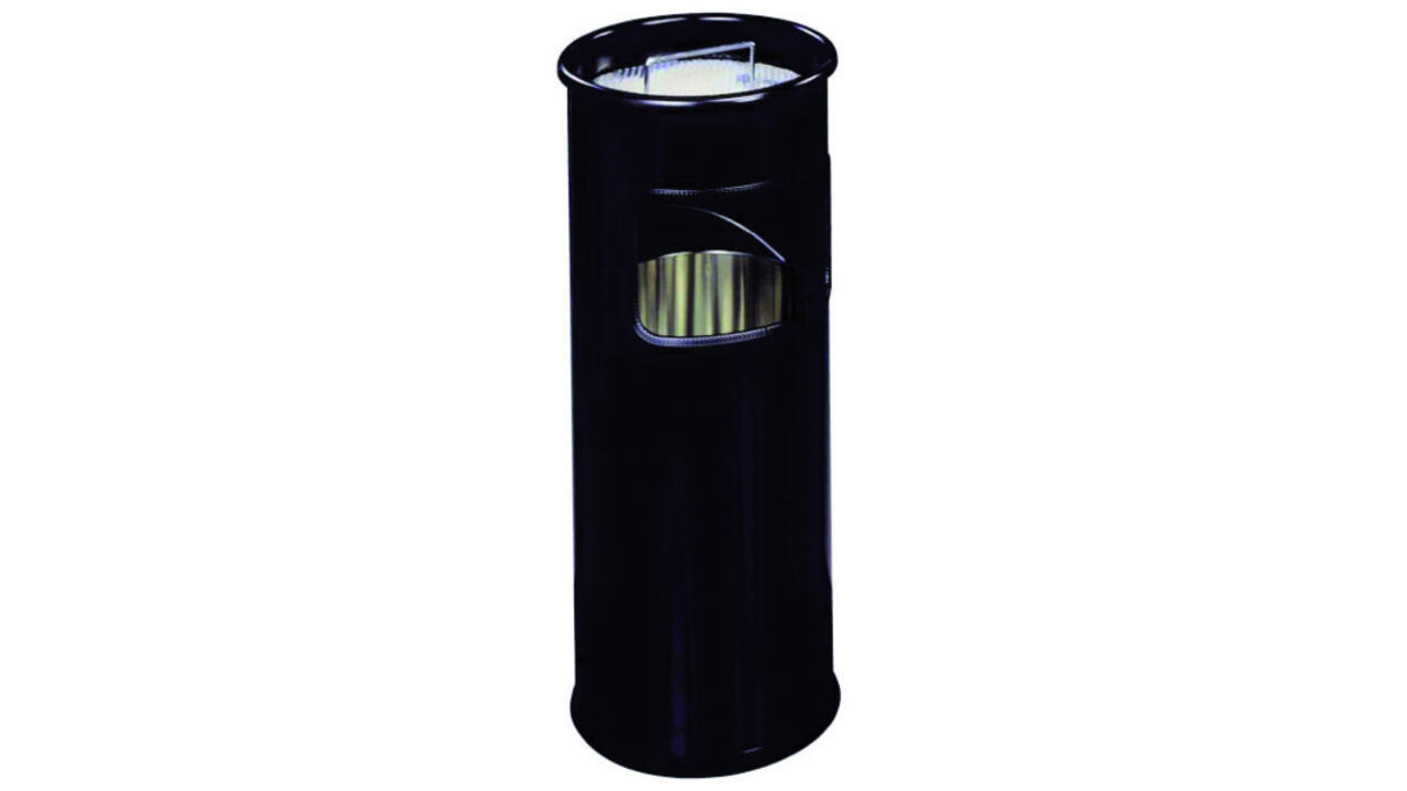 As-papierbak Durable 3330-01 rond zwart