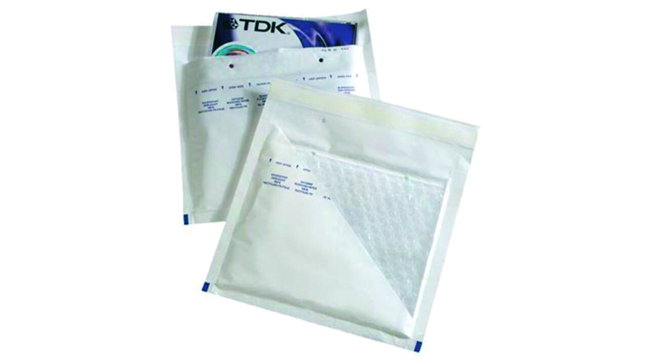 Cd envelop Quantore luchtkussen 175x200mm wit 100stuks