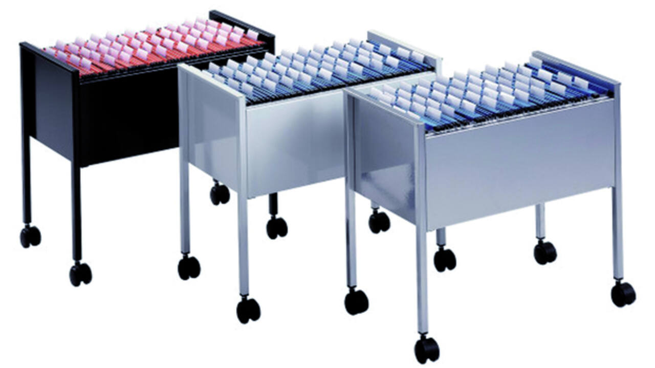 Hangmappentrolly Durable Economy 80 A4 zwart