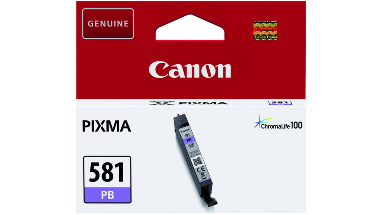 Inktcartridge Canon CLI-581 foto blauw