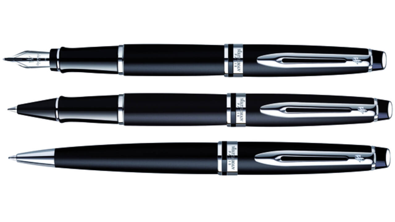 Balpen Waterman Expert matt black CT medium