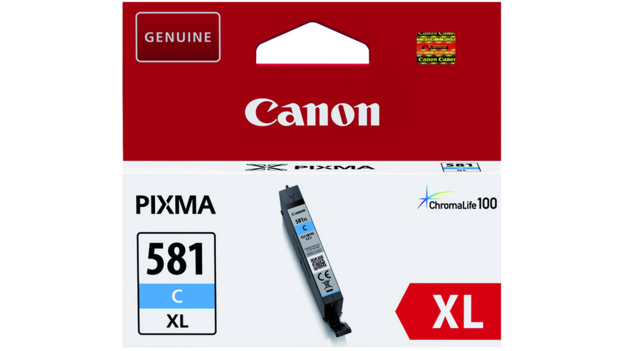 Inktcartridge Canon CLI-581XL blauw