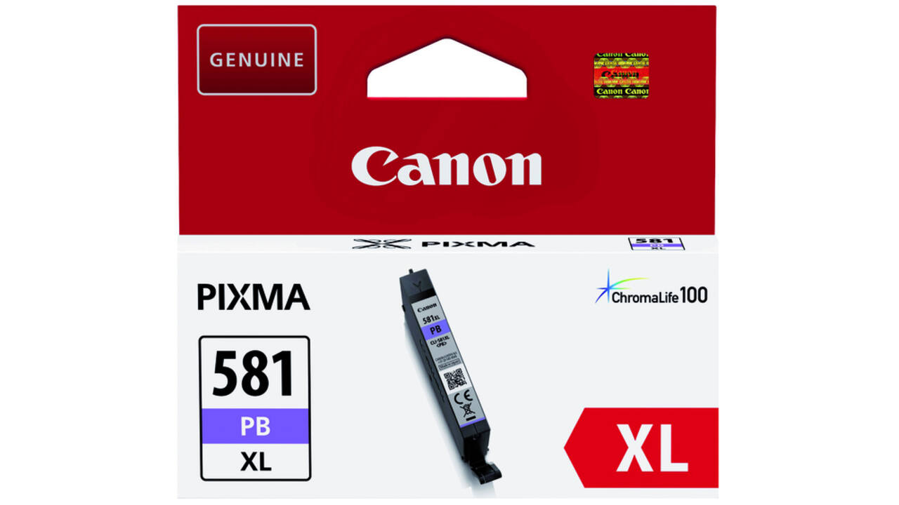 Inktcartridge Canon CLI-581XL foto blauw