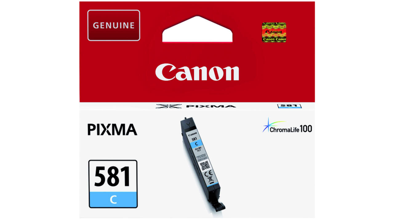 Inktcartridge Canon CLI-581 blauw