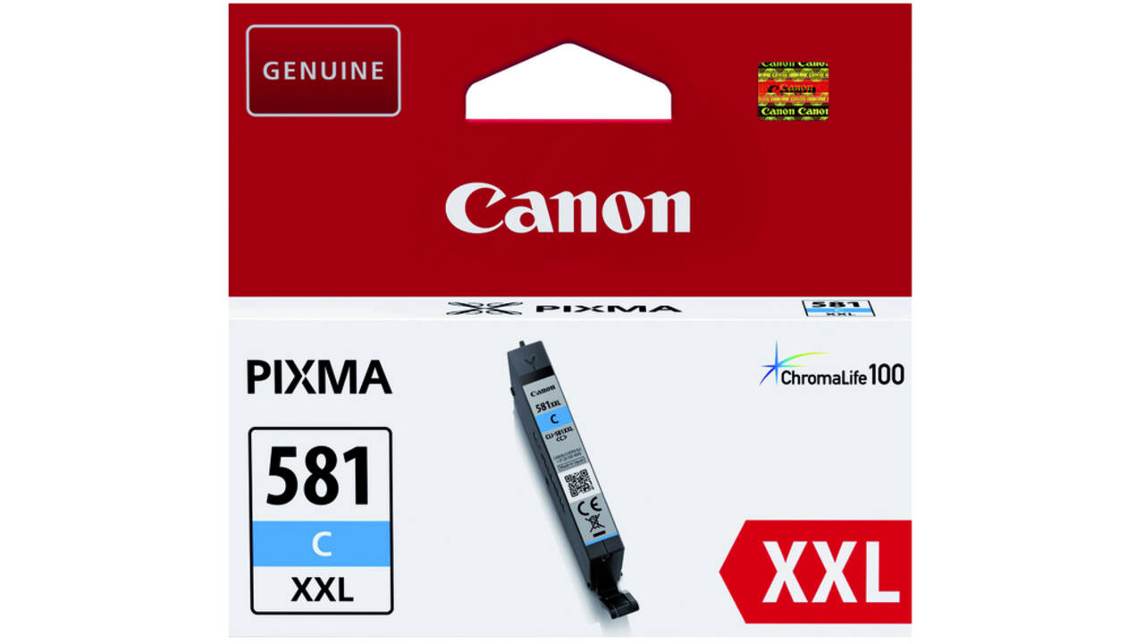 Inktcartridge Canon CLI-581XXL blauw
