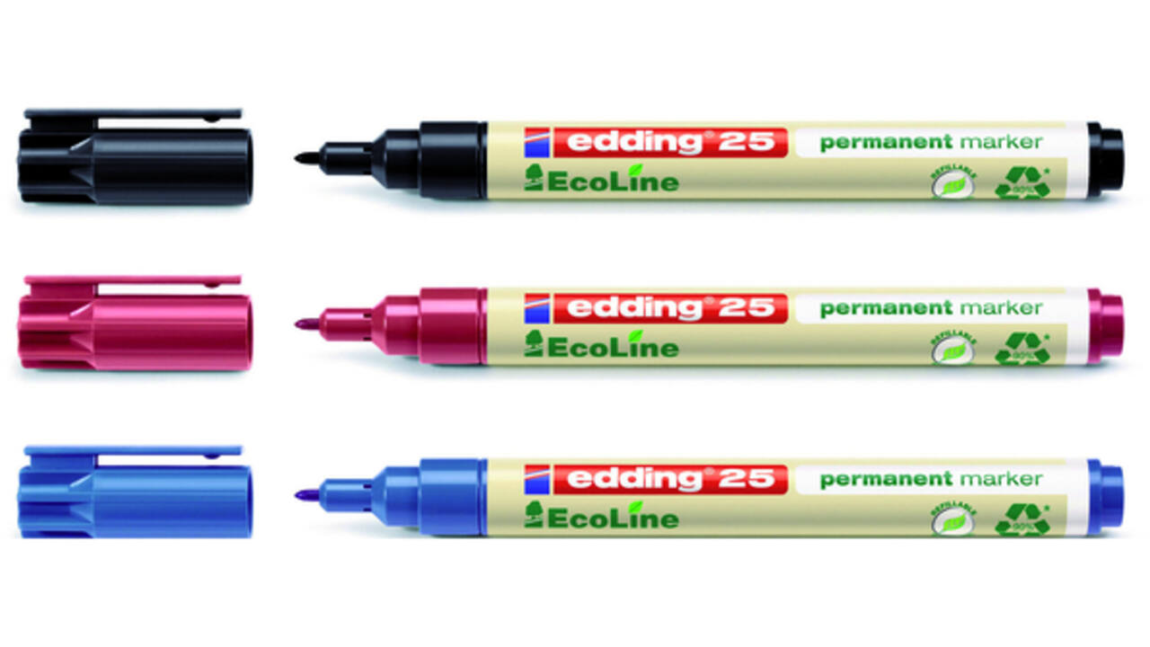 Viltstift edding 25 Ecoline rond 1mm rood