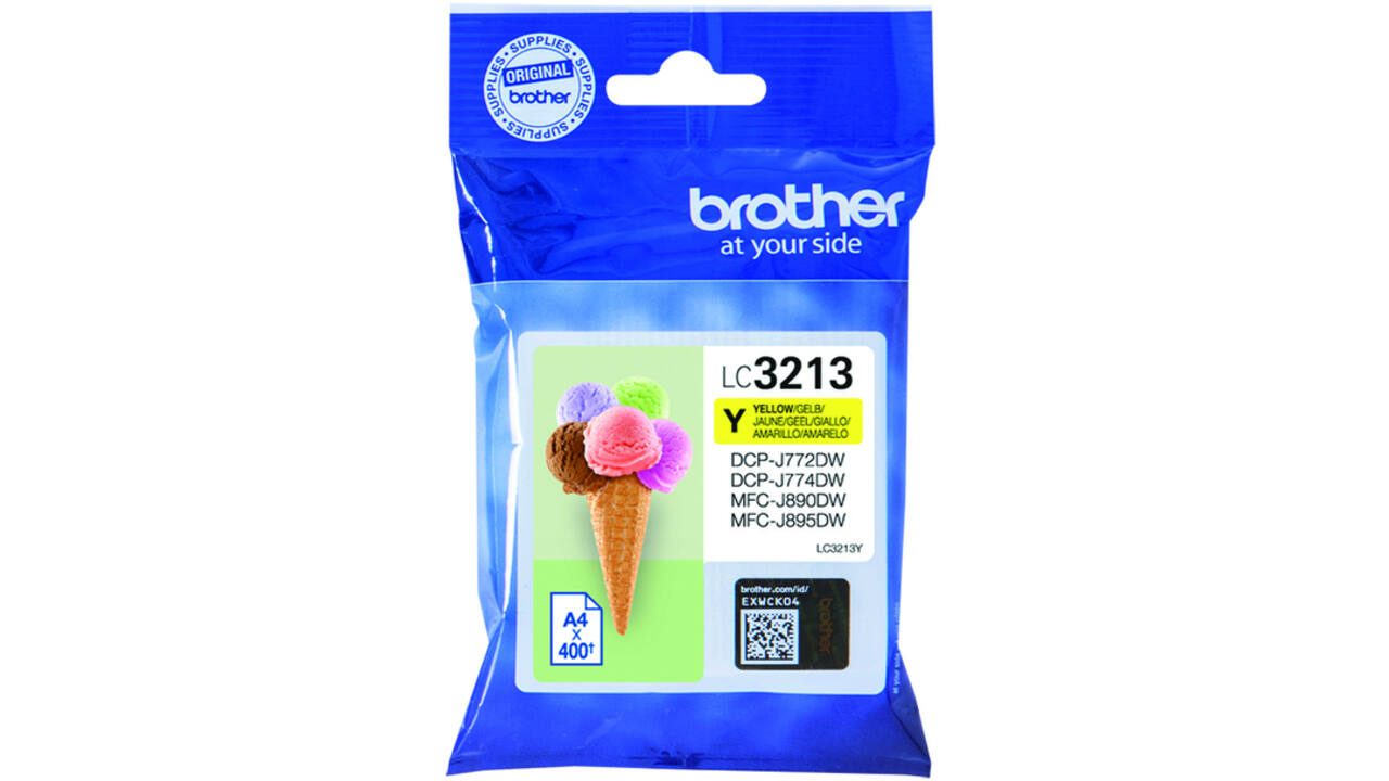 Inktcartridge Brother LC-3213Y geel