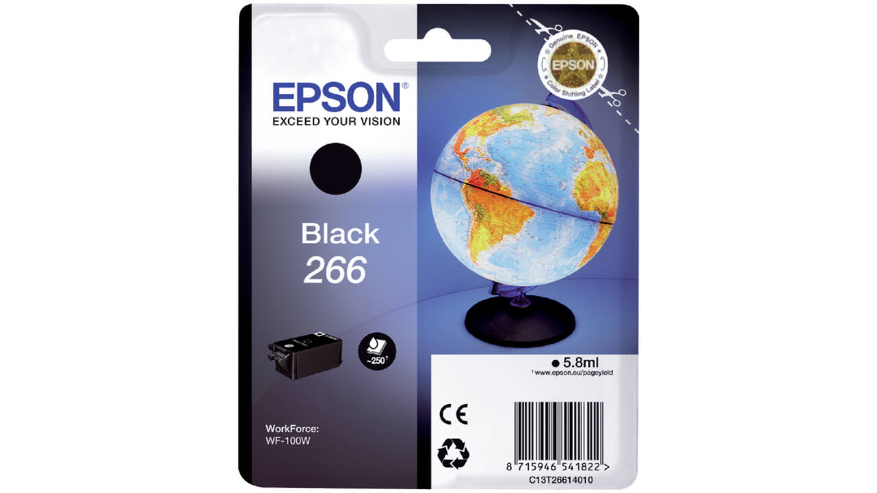 Inktcartridge Epson 266 T2661 zwart