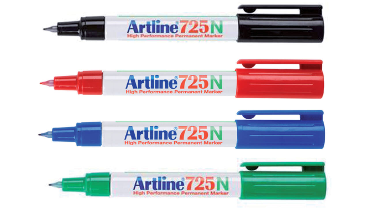 Fineliner Artline 725 rond 0.4mm blauw
