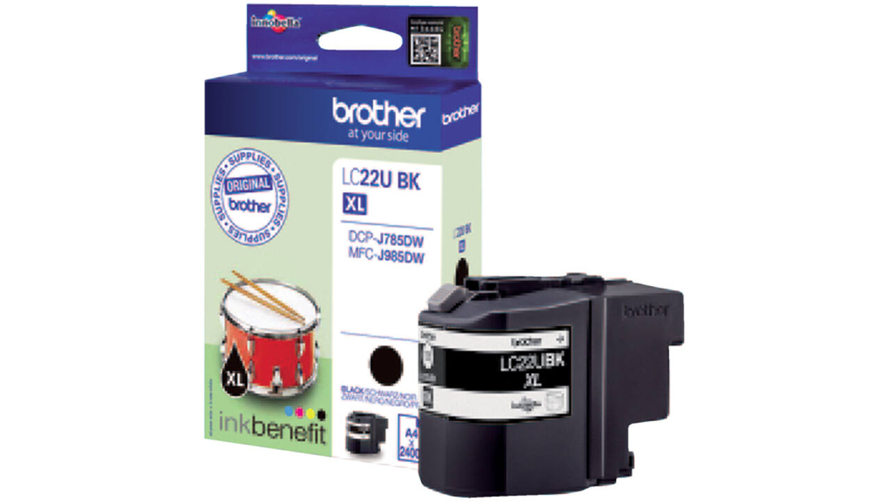 Inktcartridge Brother LC-22UBK zwart