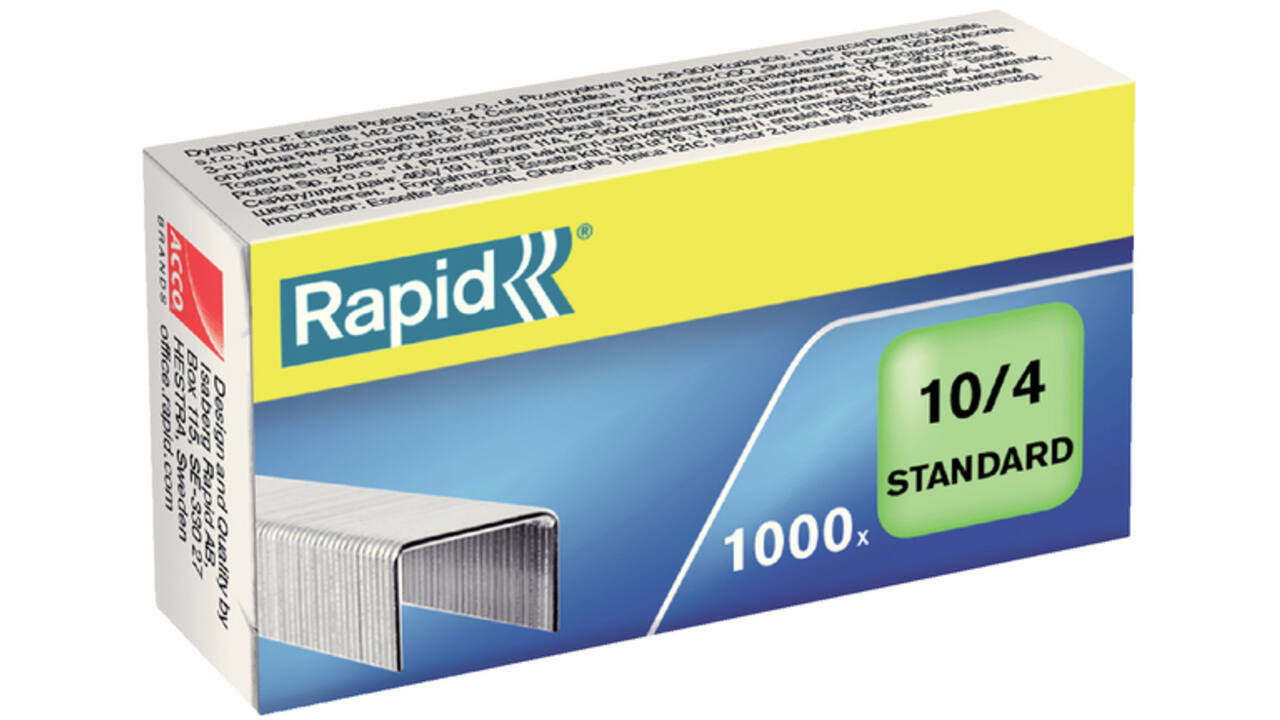 Nieten Rapid nr.10 gegalvaniseerd standaard 1000 stuks