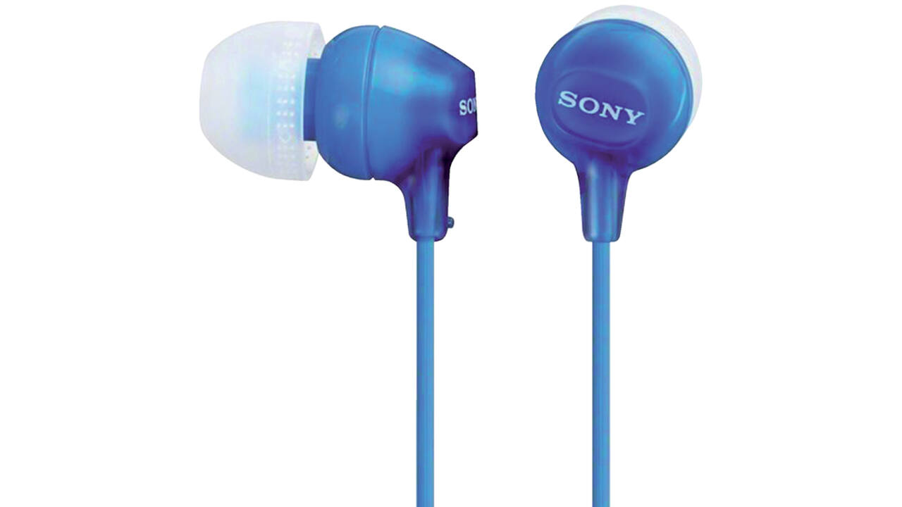 Oortelefoon Sony EX15LP basic blauw