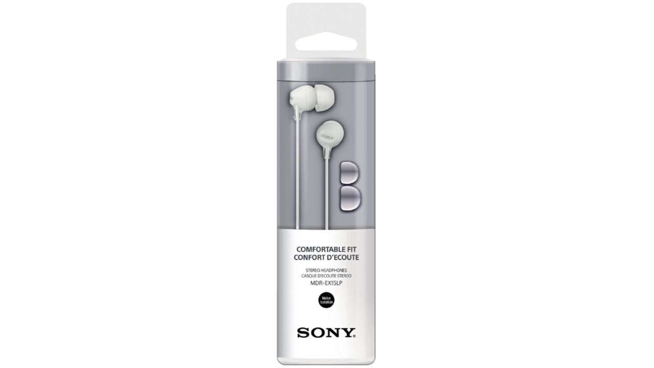 Oortelefoon Sony EX15LP basic wit