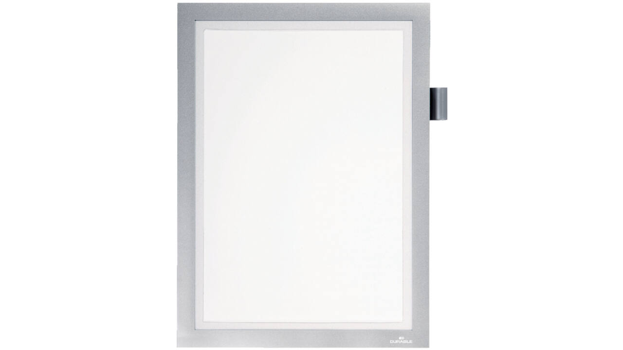 Duraframe Durable 499323 Note A4 zelfklevend zilvergrijs