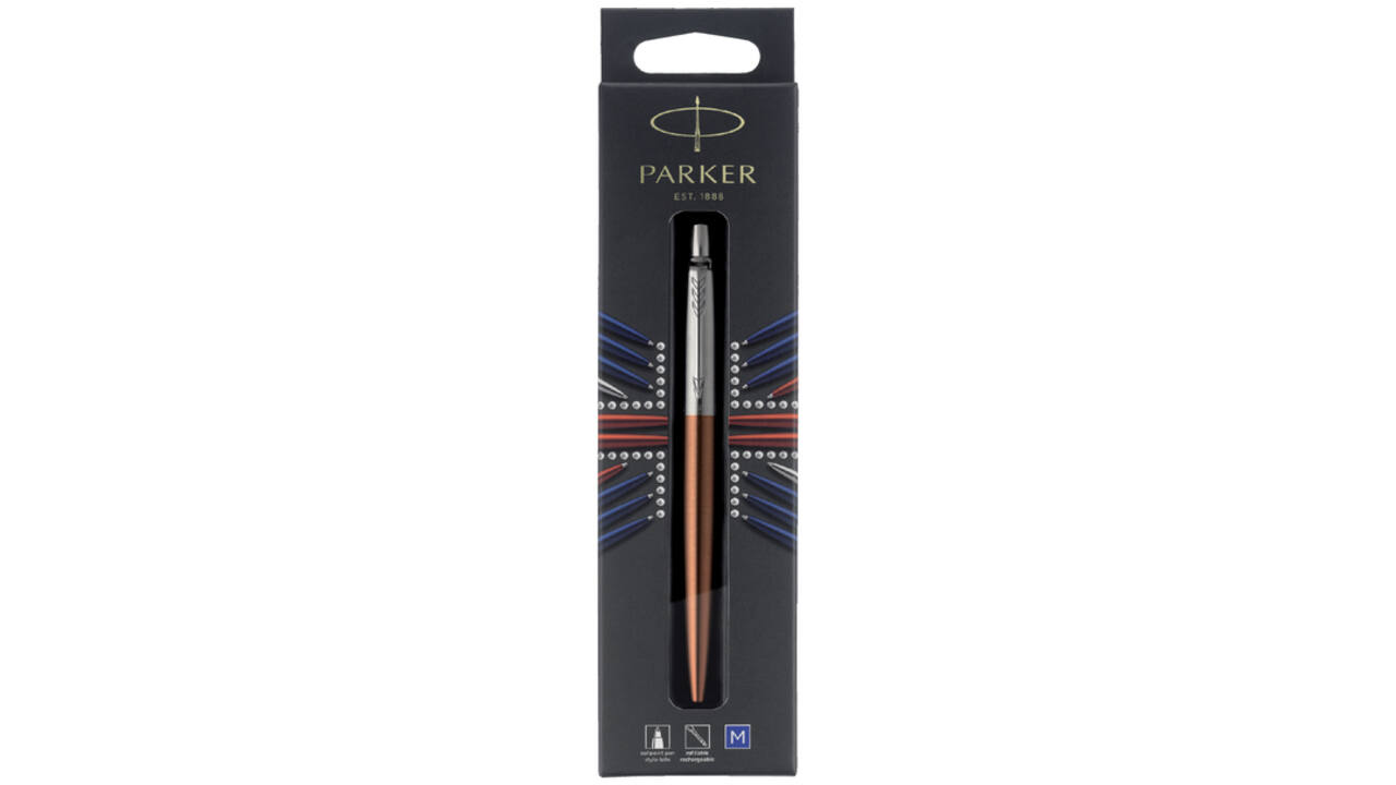 Balpen Parker Jotter Chelsea orange CT medium blister à 1 stuk