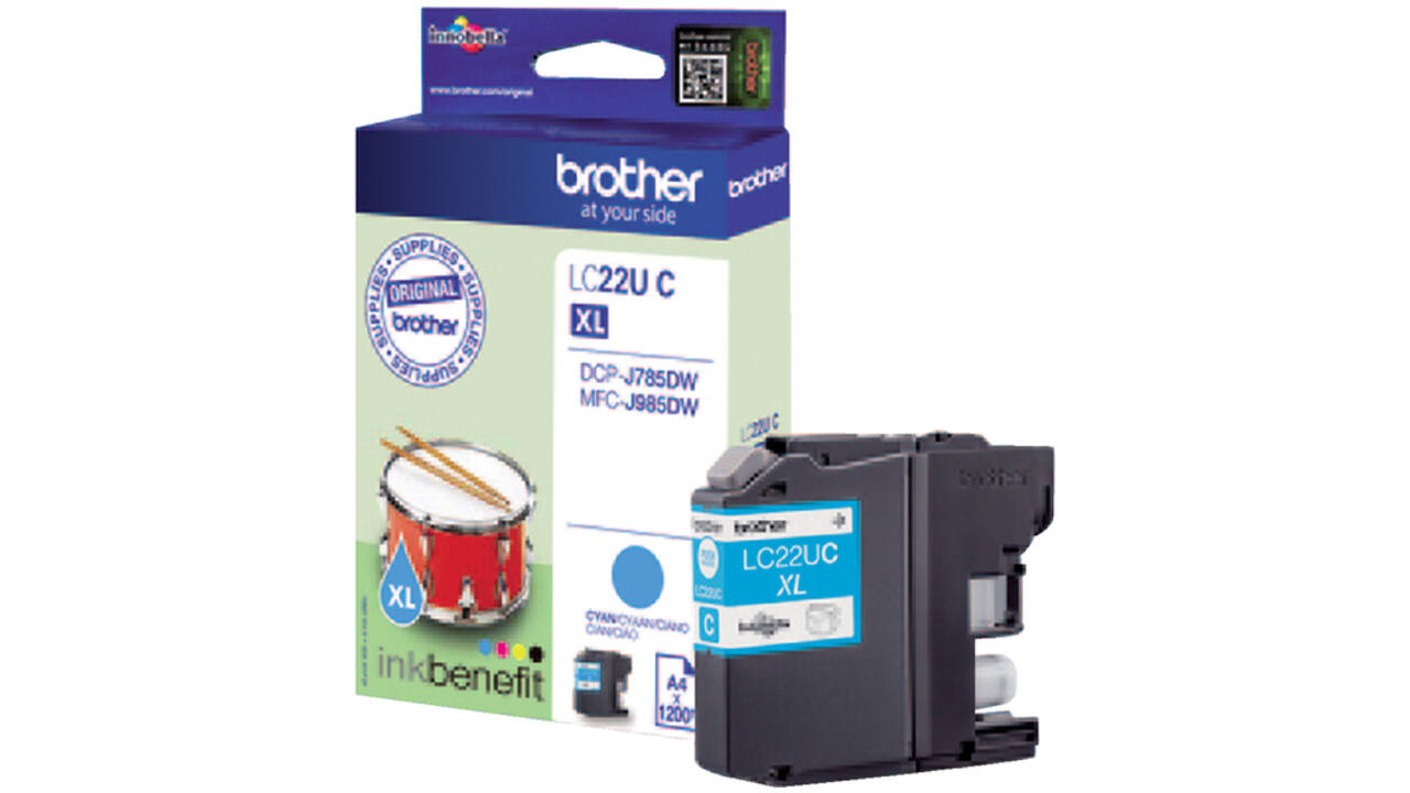 Inktcartridge Brother LC-22UC blauw