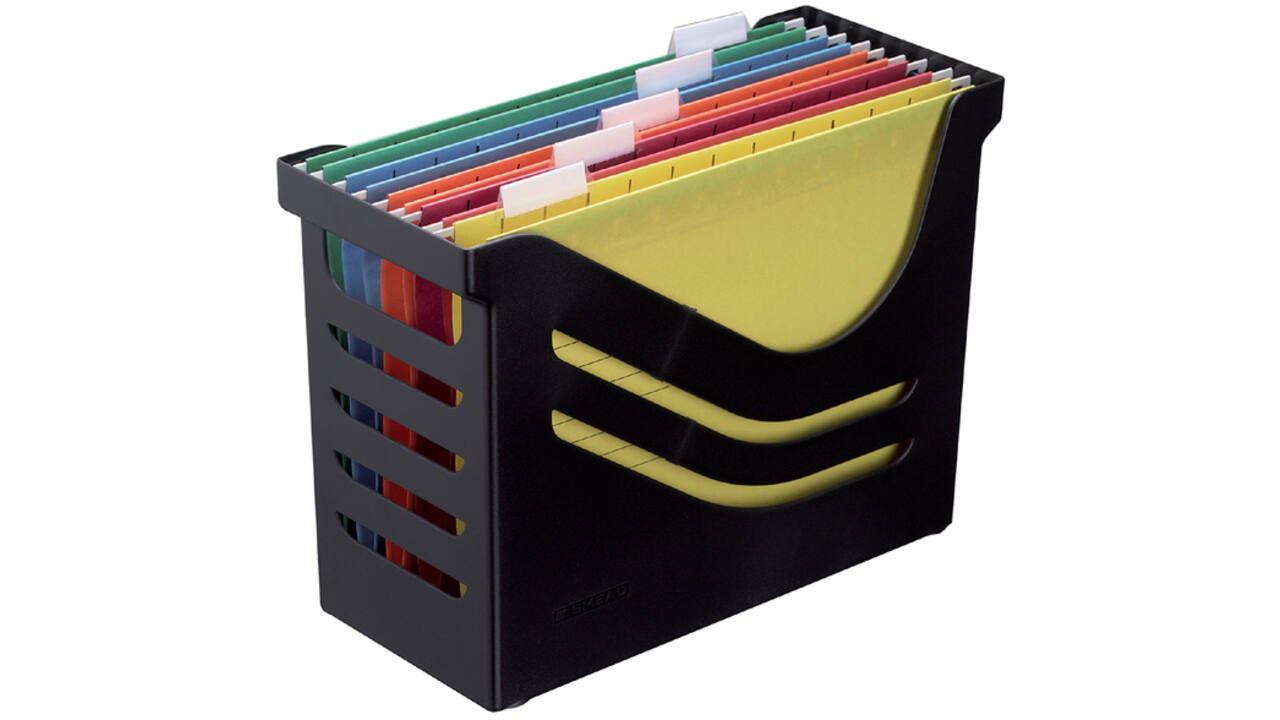 Hangmappenbox Djois Re-Solution + 5 hangmappen zwart