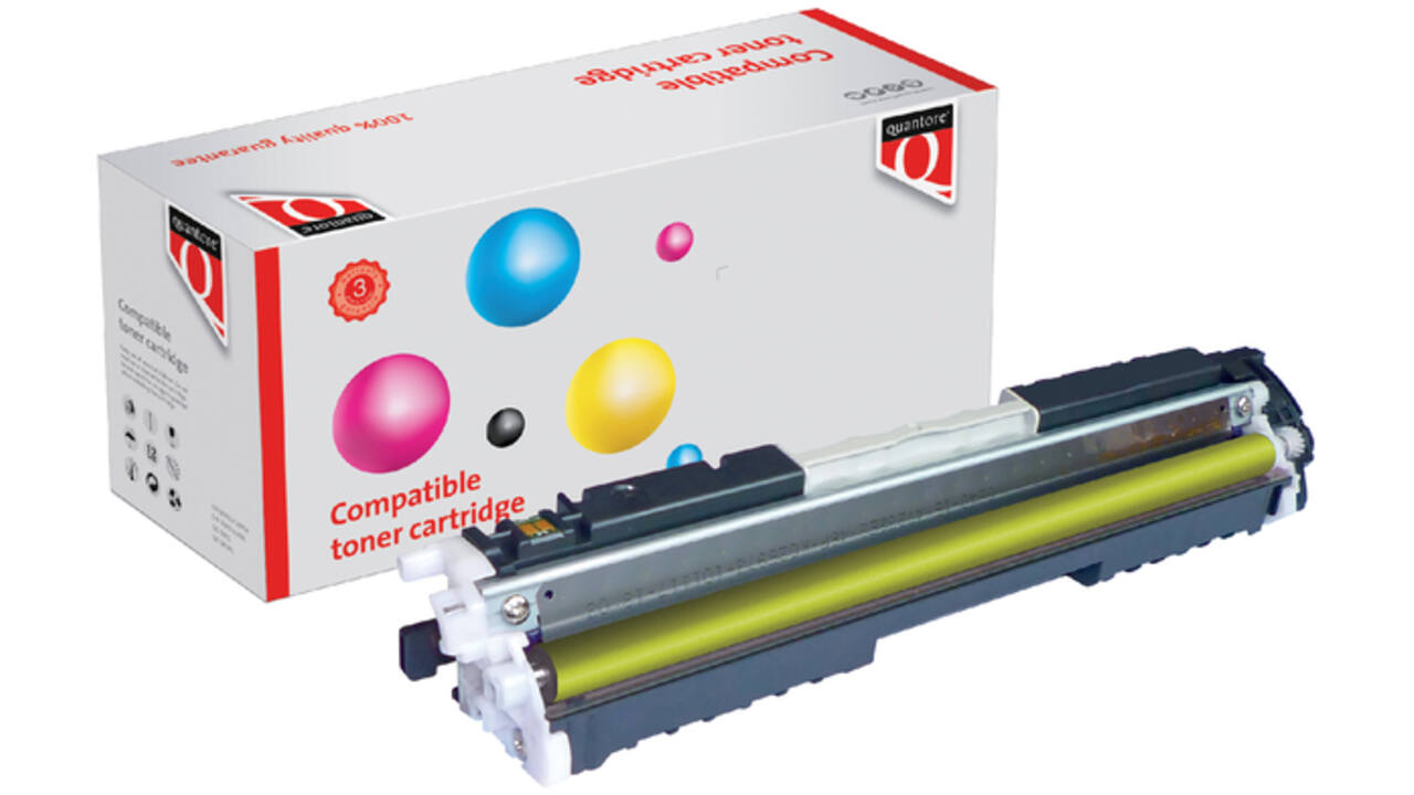 Tonercartridge Quantore alternatief tbv HP CE126A geel