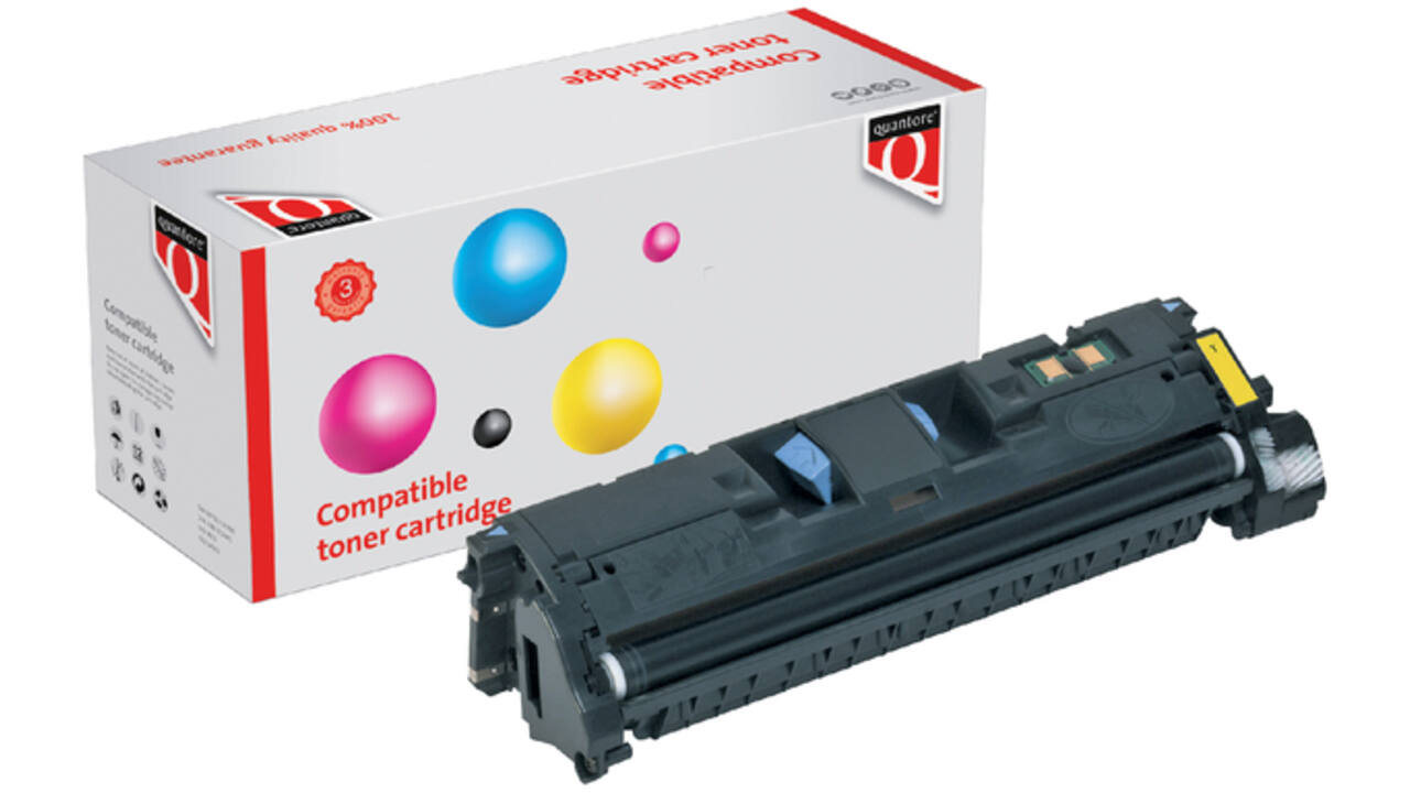 Tonercartridge Quantore HP Q3962A C9702A 122A geel