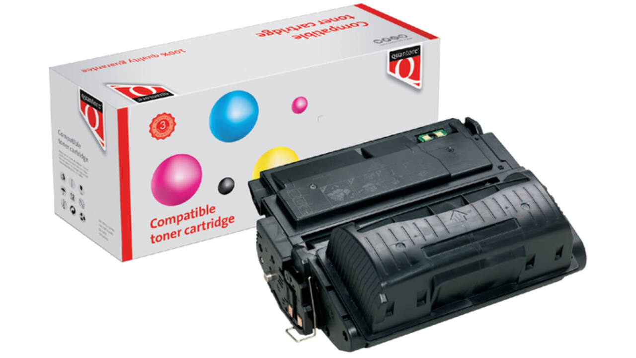 Tonercartridge Quantore alternatief tbv HP Q5942X 42X zwart
