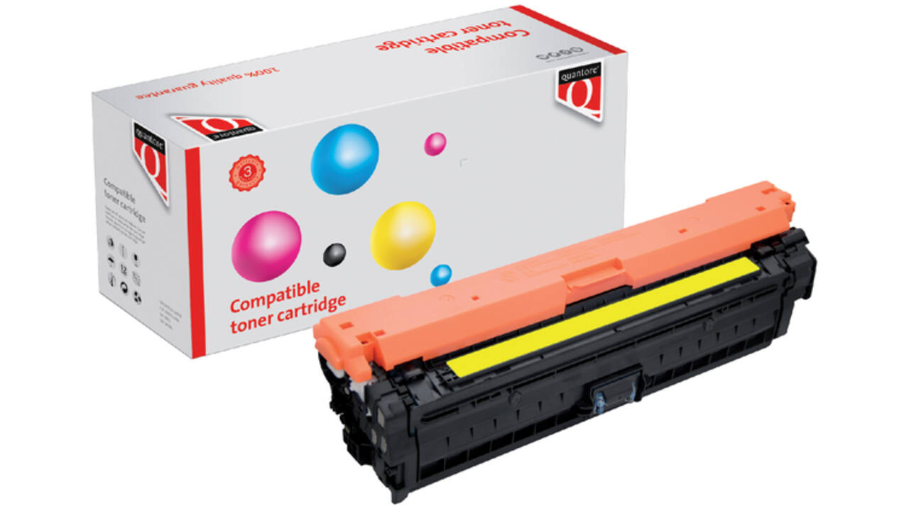 Tonercartridge Quantore alternatief tbv HP CE342A 651A geel