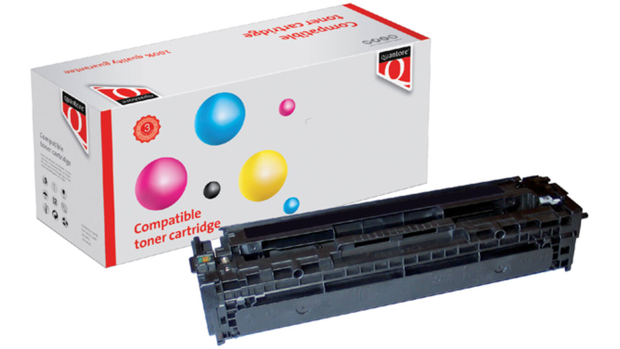 Tonercartridge Quantore alternatief tbv HP CB540A 125A zwart