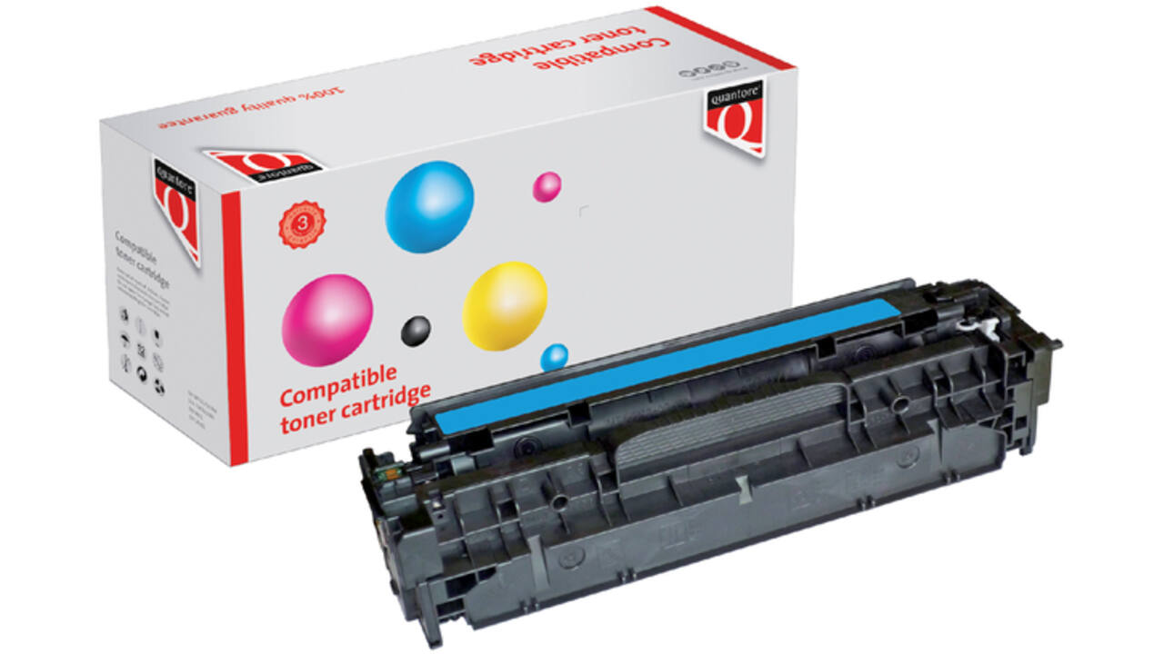 Tonercartridge Quantore alternatief tbv HP CE411A 305A blauw