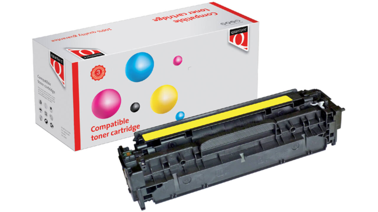 Tonercartridge Quantore alternatief tbv HP CE412A 305A geel
