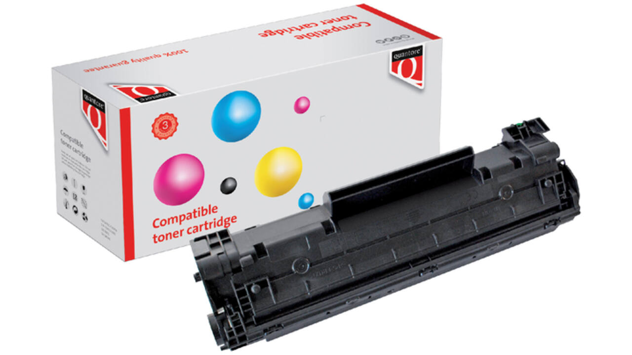 Tonercartridge Quantore alternatief tbv HP CB435A 35A zwart