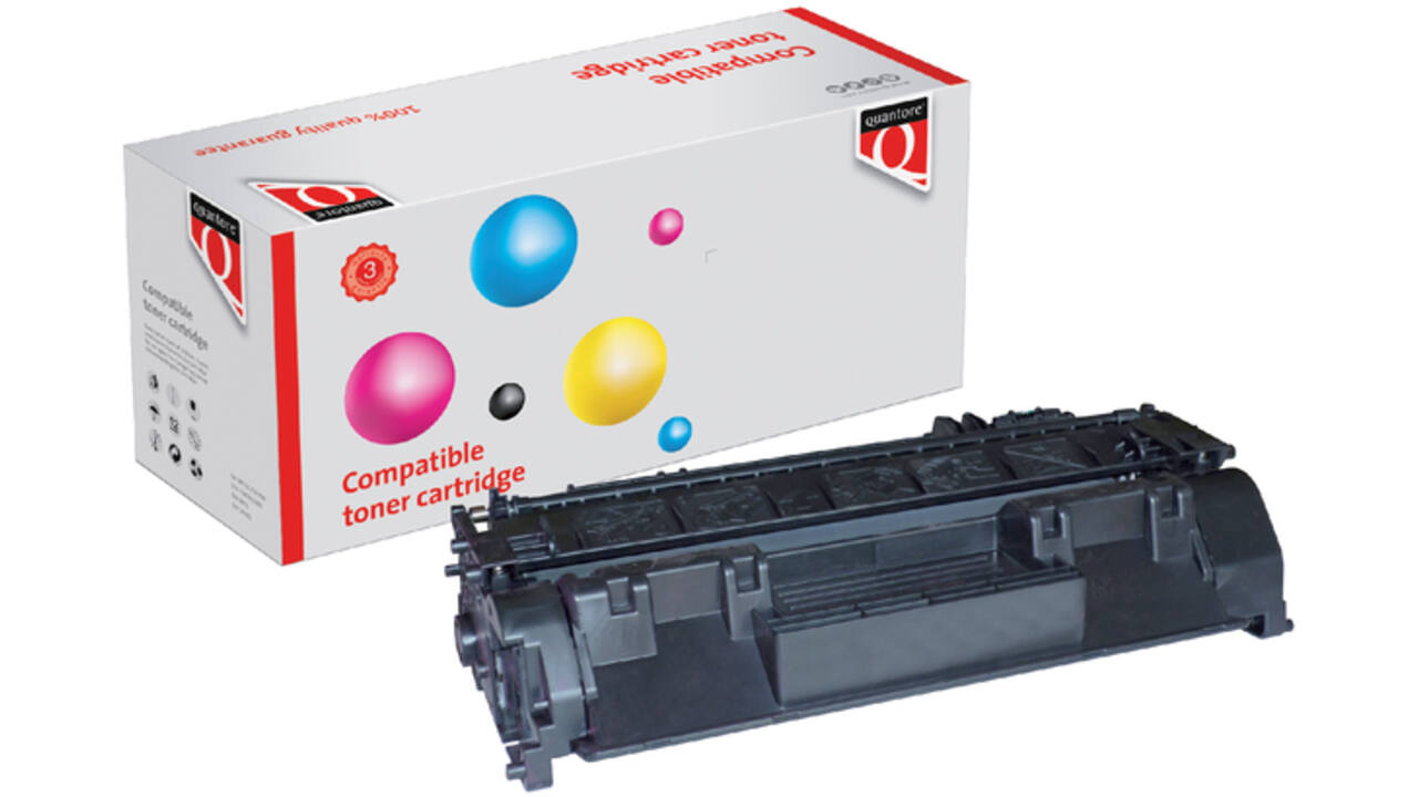 Tonercartridge Quantore alternatief tbv HP CE505A 05A zwart