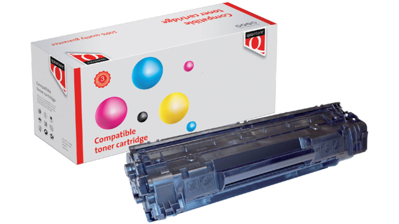 Tonercartridge Quantore alternatief tbv HP CE285A 85A zwart