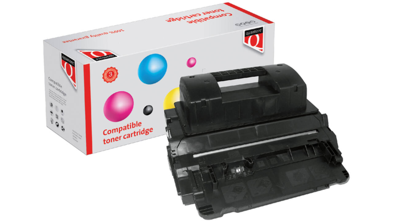 Tonercartridge Quantore alternatief tbv HP CE390A 90A zwart