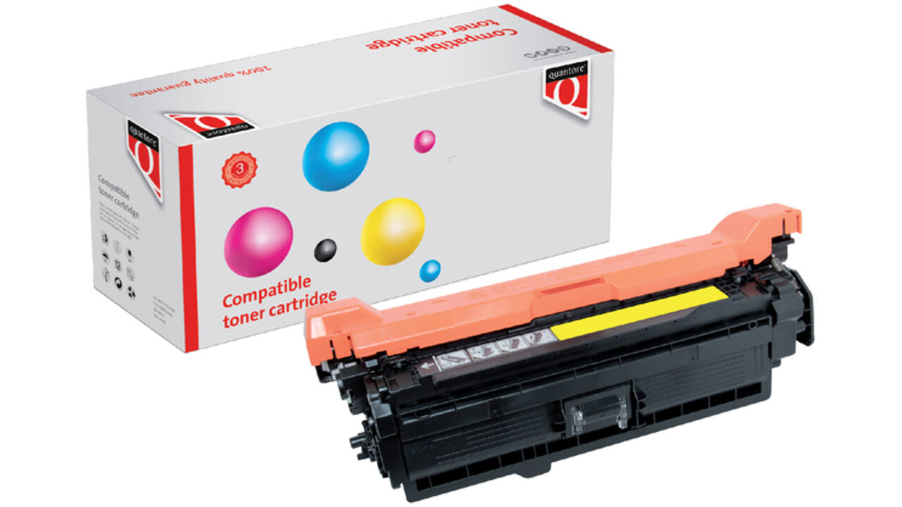 Tonercartridge Quantore alternatief tbv HP CE402A 507A geel