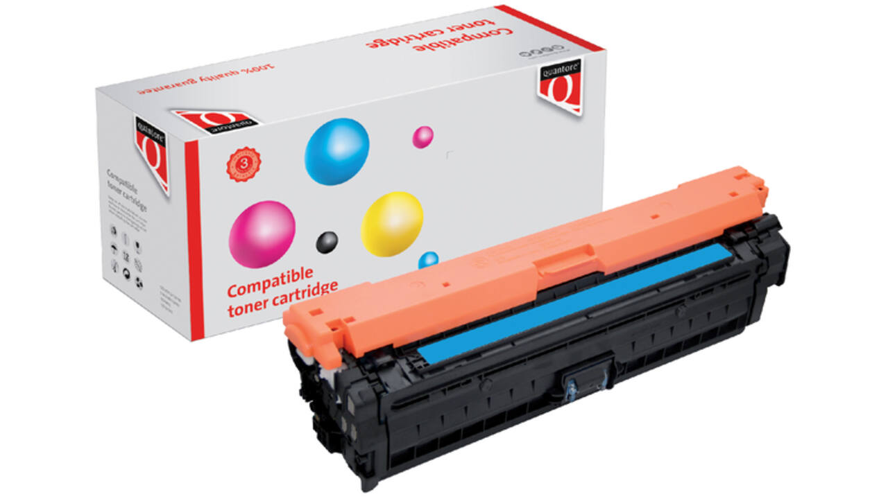 Tonercartridge Quantore alternatief tbv HP CE741A 307A blauw