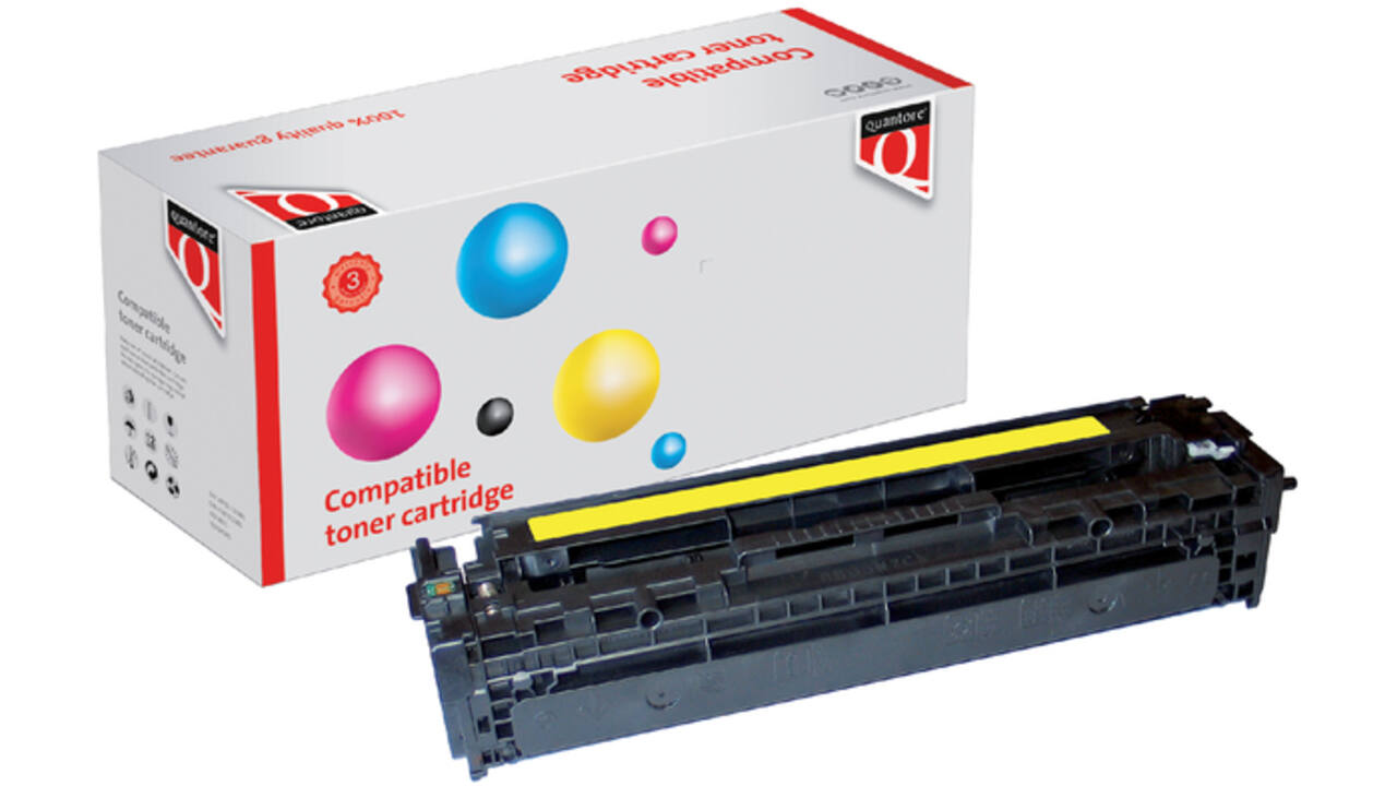 Tonercartridge Quantore alternatief tbv HP CF212A 131A geel