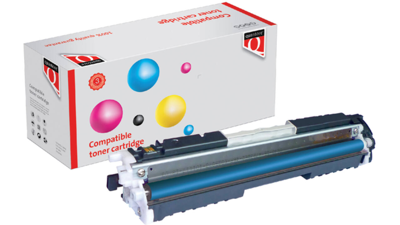 Tonercartridge Quantore alternatief tbv HP CF351A 130A blauw