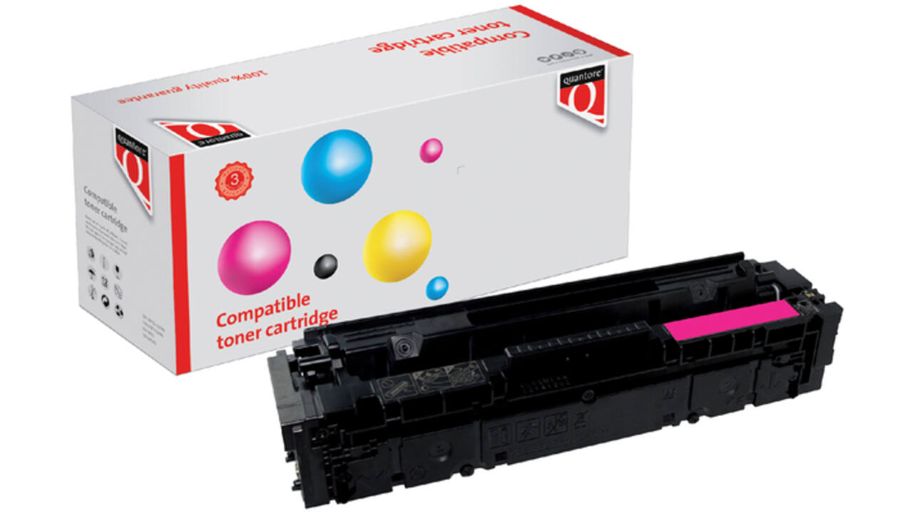 Tonercartridge Quantore alternatief tbv HP CF403A 201A rood