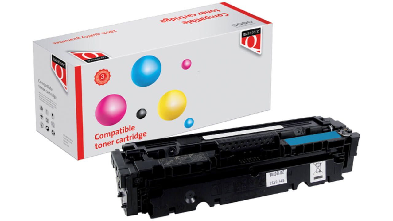 Tonercartridge Quantore alternatief tbv HP CF411A 410A blauw