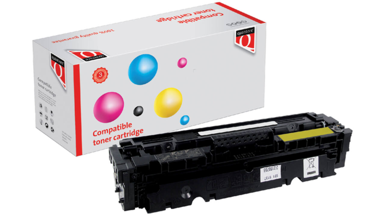 Tonercartridge Quantore alternatief tbv HP CF412A 410A geel