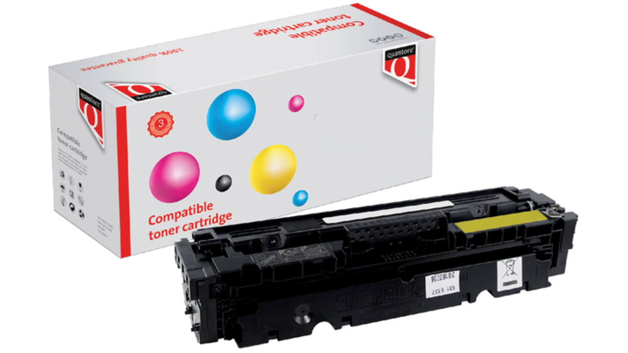Tonercartridge Quantore alternatief tbv HP CF412X 410X geel