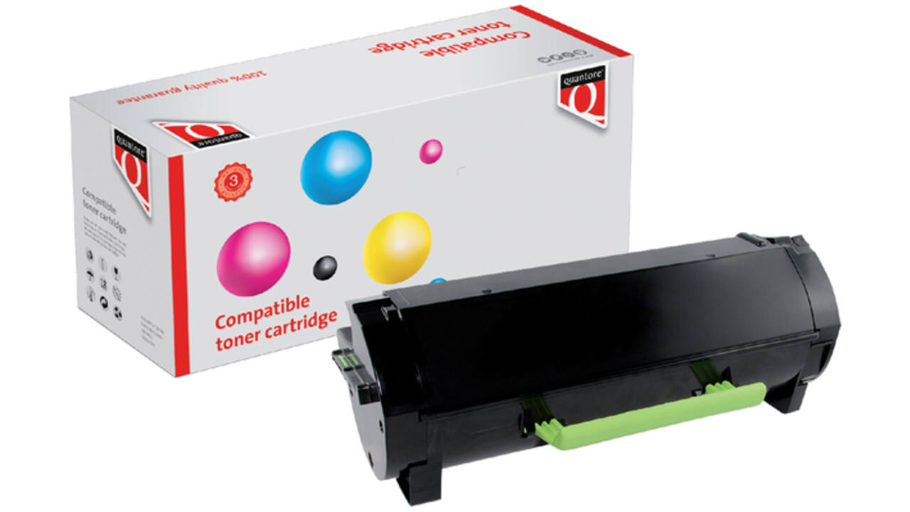 Tonercartridge Quantore alternatief tbv Lexmark 50F0HA0 zwart