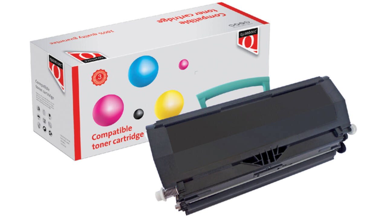 Tonercartridge Quantore alternatief tbv Lexmark E260A11E zwart