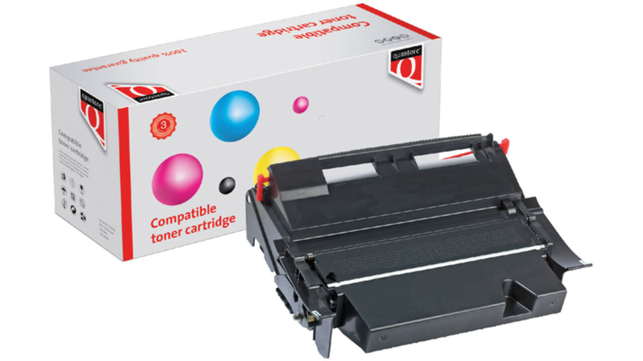Tonercartridge Quantore alternatief tbv Lexmark 64036HE zwart