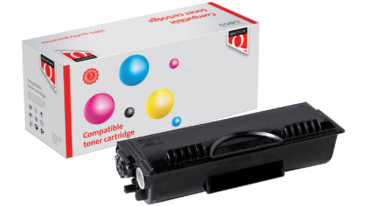 Toner Quantore alternatief tbv Brother TN-6600BK zwart