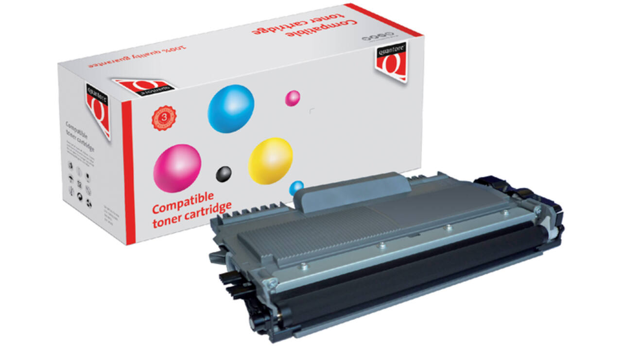 Toner Quantore alternatief tbv Brother TN-2210BK TN-2010BK zwart