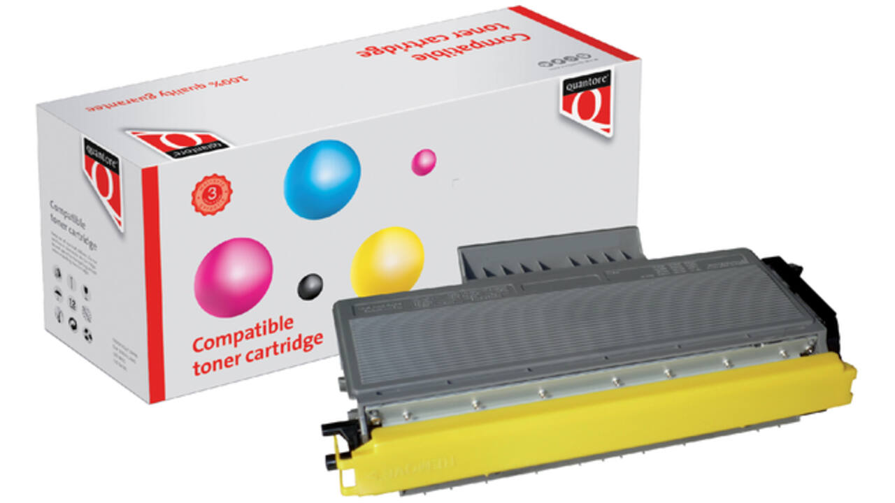 Toner Quantore alternatief tbv Brother TN-3280BK zwart
