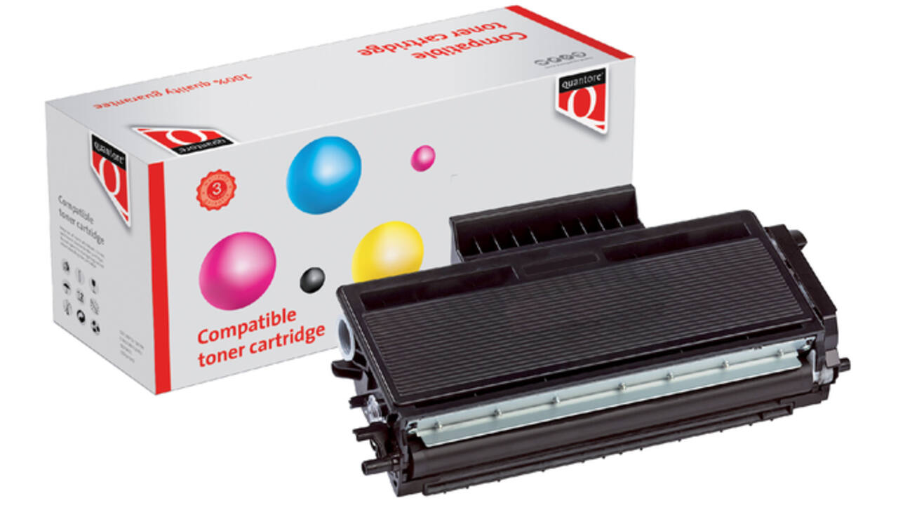 Toner Quantore alternatief tbv Brother TN-3130BK zwart