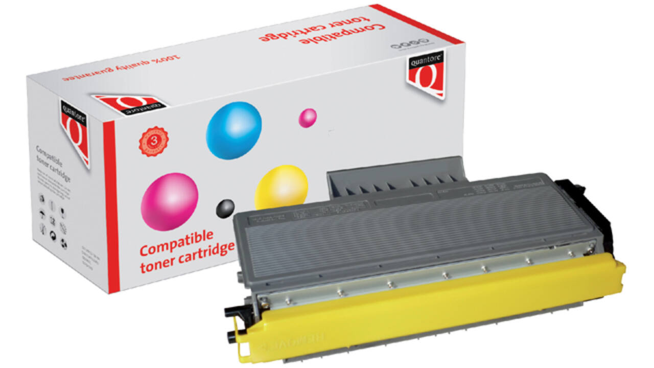 Toner Quantore alternatief tbv Brother TN-3230BK zwart